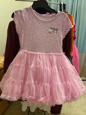 Frilliest of dresses